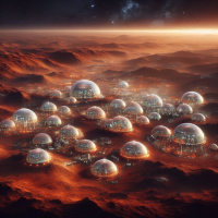 The Andronaut's Journey book Mars Arcadia Base